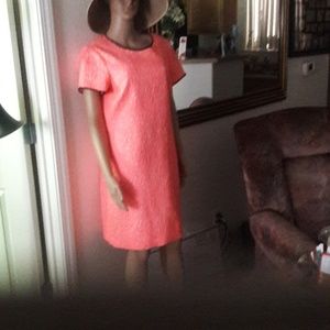 Simple A line Apricot knit dress, quick to get int